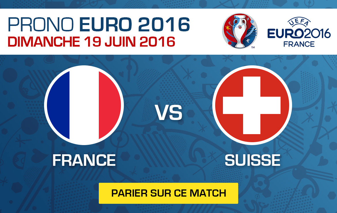 Pronostics match Euro 2016 France / Suisse