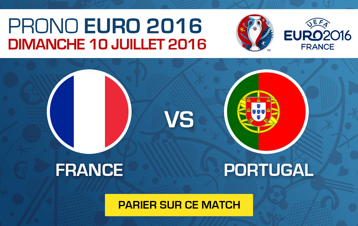 Pronostics match Euro 2016 France / Portugal