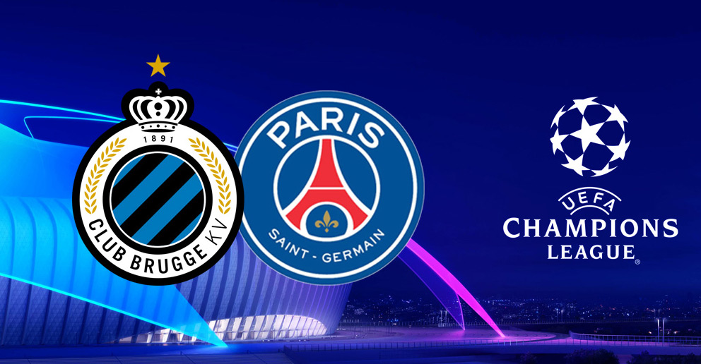 Début de la Ligue des Champion avec le match de football PSG contre Bruges !