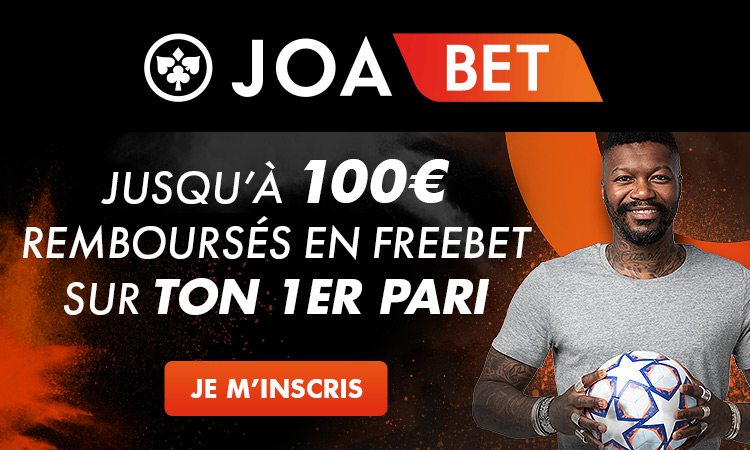 JOABET : Bonus inscription site de Paris sportifs en ligne français