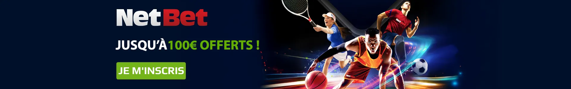 Bonus inscription site paris sportifs NETBET