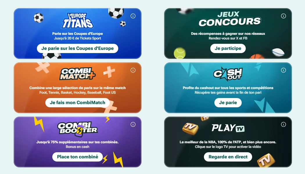 Bonus & Promotions PMU Play Paris sportifs