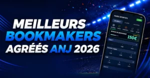 Meilleurs Bookmakers Agréés ANJ 2026 : Comparatif et Bonus