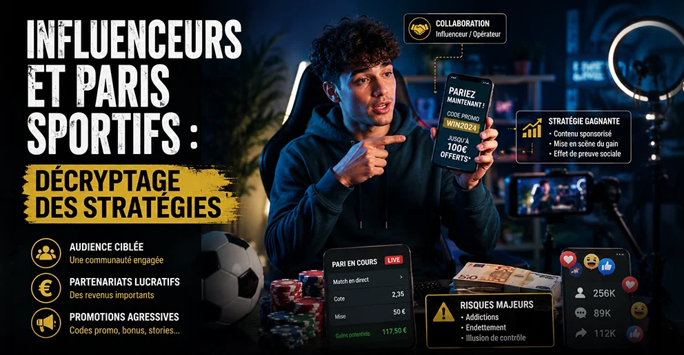 Influenceurs et paris sportifs : décryptage des stratégies