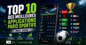 Meilleures applications paris sportifs : TOP 10 en mai 2026