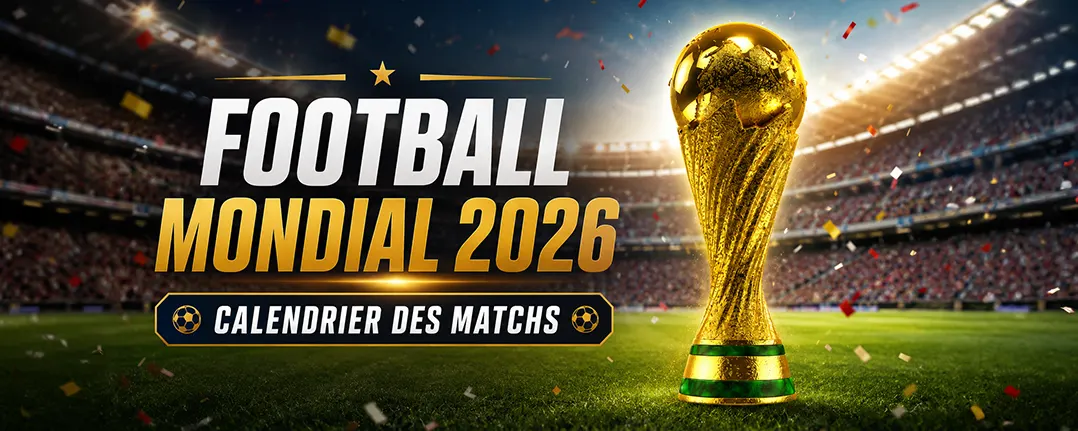 Calendrier des matchs de Football du Mondial 2026 Calendrier Football Coupe du Monde 2026