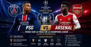 Parier Finale Champions League 2026 : PSG - Arsenal | Cotes & Pronostics