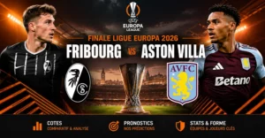 Parier Finale Ligue Europa 2026 : Fribourg - Aston Villa | Cotes & Pronostics
