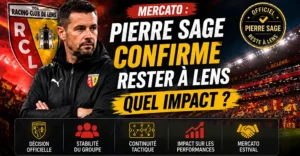 Mercato : Pierre Sage confirme rester à Lens, quel impact ?
