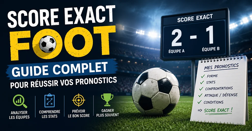 Score Exact au Foot : Guide Complet pour Réussir vos Pronostics